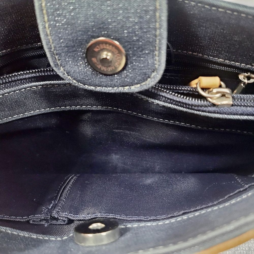 Leguleg Canvas Leather Hobo Bag - Picture 5 of 7